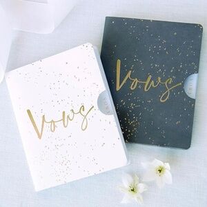 Style Me Pretty Vow Wedding Journal, Black and White